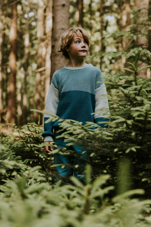 Color Block Sweater - TON SUR TON