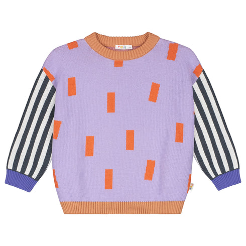 Color Block Sweater - CONFETTI