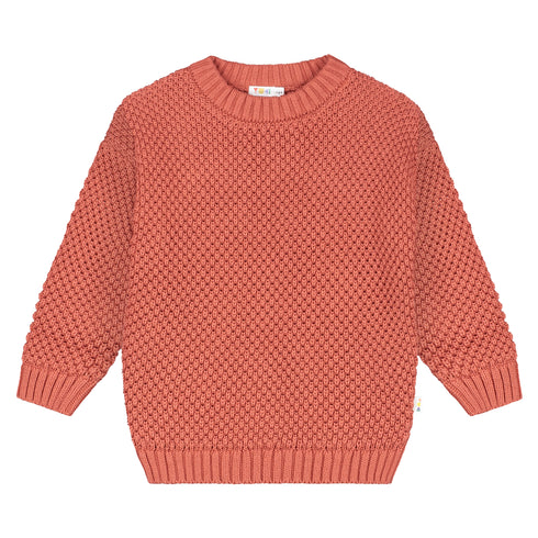 Kyoto Knitted Sweater - INDIAN RED