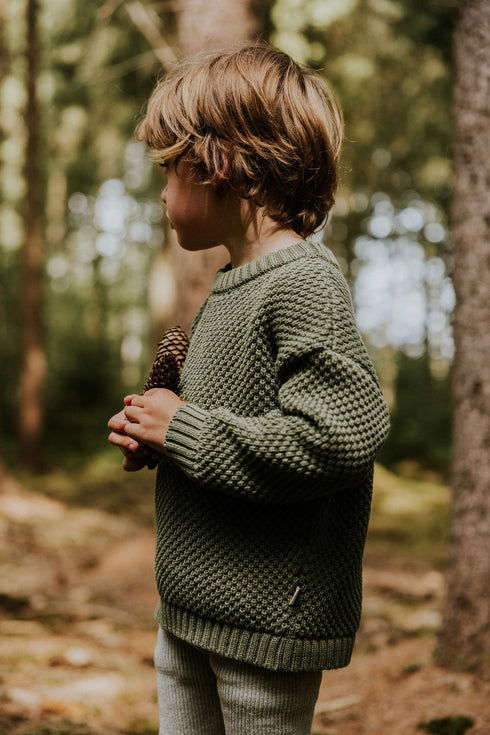 Kyoto Knitted Sweater - MOSS