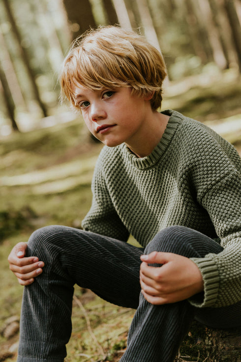 Kyoto Knitted Sweater - MOSS