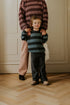 Stripes Knitted Sweater - BLUE MONDAY
