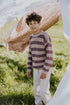 Stripes Knitted Sweater - DOVE