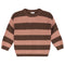 Stripes Knitted Sweater - FUDGE