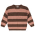 Stripes Knitted Sweater - FUDGE