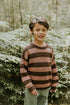 Stripes Knitted Sweater - FUDGE