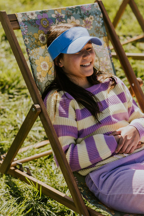 Stripes Knitted Sweater - ICE CREAM