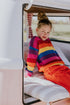 Stripes Knitted Sweater - RAINBOW GLOW