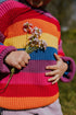 Stripes Knitted Sweater - RAINBOW GLOW