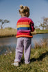 Stripes Knitted Sweater - RAINBOW GLOW