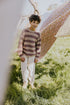 Stripes Knitted Sweater - DOVE