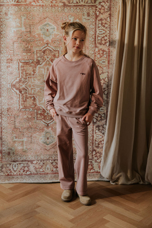 Sweater Teddy (Sweat fabric) - MAUVE