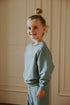 Sweater Teddy (Sweat fabric) - WHALE BLUE