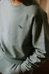 Sweater Teddy (Sweat fabric) - WHALE BLUE