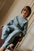 Sweater Teddy (Sweat fabric) - WHALE BLUE