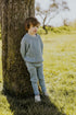 Big Rib Knitted Sweater - WHALE BLUE