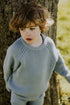 Big Rib Knitted Sweater - WHALE BLUE