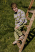 Checkered Knitted Sweater - PISTACHIO