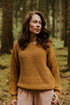 Chunky Knitted WOMEN'S Sweater - OCHRE
