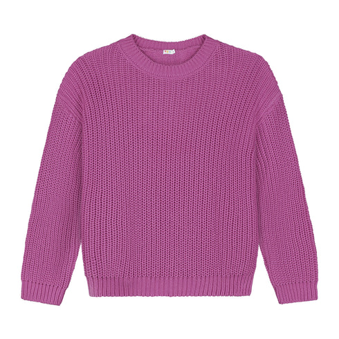 Chunky Knitted WOMEN'S Sweater - PINK PANTHER