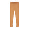 Knitted Leggings Fine Rib - ALMOND