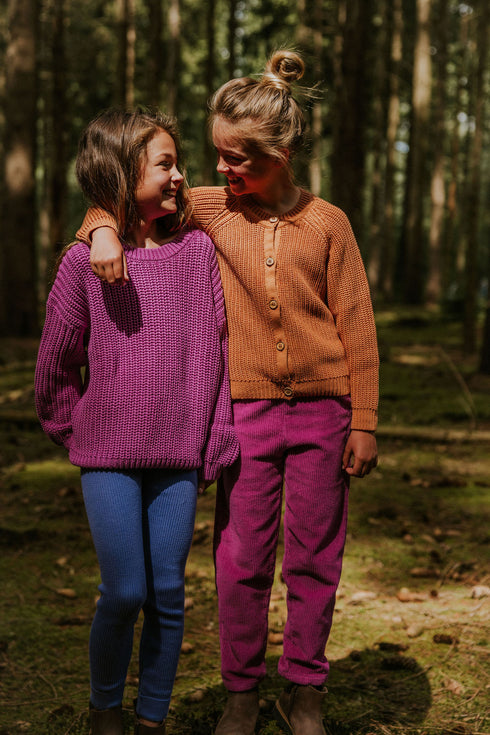 Knitted Leggings Fine Rib - ASTER
