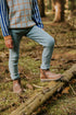Knitted Leggings Fine Rib - WHALE BLUE (PO)