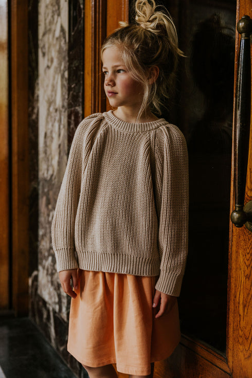 Balloon Sweater Miki - SAND MELANGE