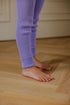Knitted Leggings Fine Rib - LAVENDER