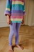 Knitted Leggings Fine Rib - LAVENDER