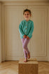 Knitted Leggings Fine Rib - ORCHID