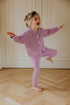 Knitted Leggings Fine Rib - ORCHID
