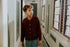 Raglan Cardigan - PLUM
