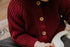 Raglan Cardigan - PLUM