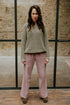 Chunky Knitted WOMEN'S Sweater - SAGE