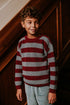 Stripes Knitted Sweater - SEAHORSE