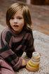 Stripes Knitted Sweater - HEATHER