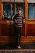 Stripes Knitted Sweater - HEATHER