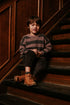 Stripes Knitted Sweater - HEATHER