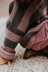 Stripes Knitted Sweater - HEATHER