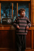 Stripes Knitted Sweater - HEATHER
