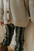 Stripes Knitted Leggings - BLUE MONDAY