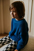Checkered Knitted Leggings - CHARCOAL