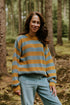 WOMEN'S Trousers Beau Corduroy - OCEAN (PO)