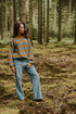 WOMEN'S Trousers Beau Corduroy - OCEAN (PO)
