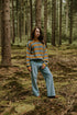 WOMEN'S Trousers Beau Corduroy - OCEAN (PO)