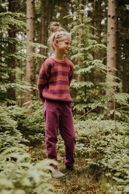 Trousers Beau Corduroy - PURPER
