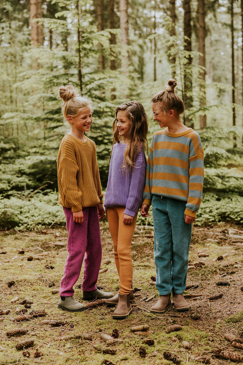 Trousers Beau Corduroy - PURPER