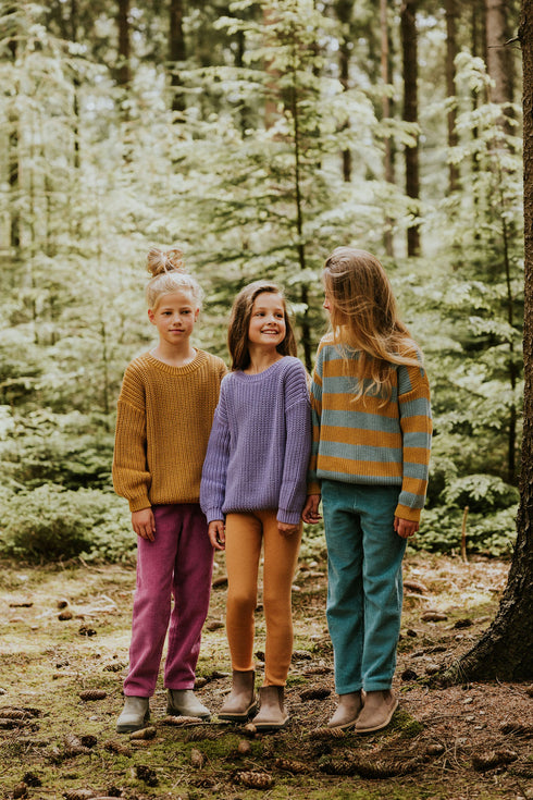Trousers Beau Corduroy - PURPER