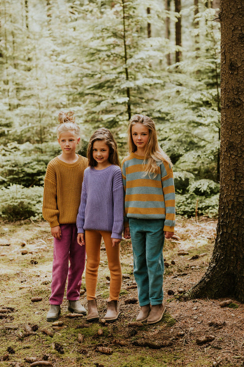 Trousers Beau Corduroy - PURPER